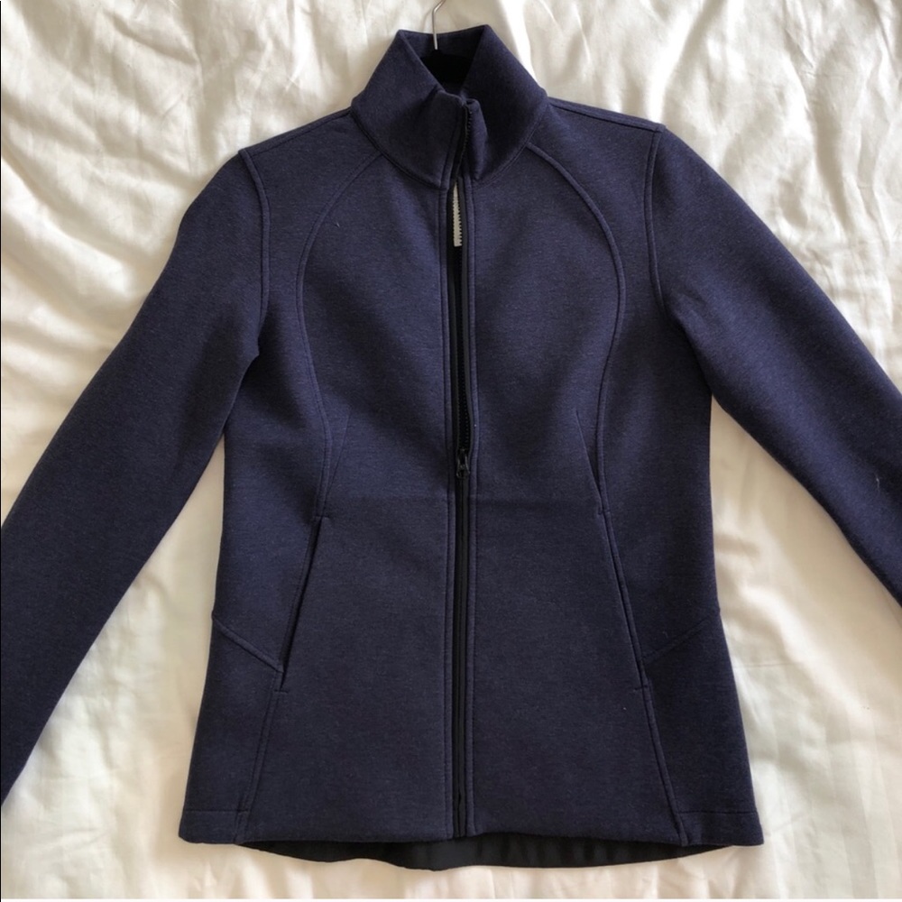 Lululemon zip up. purple. Worn once